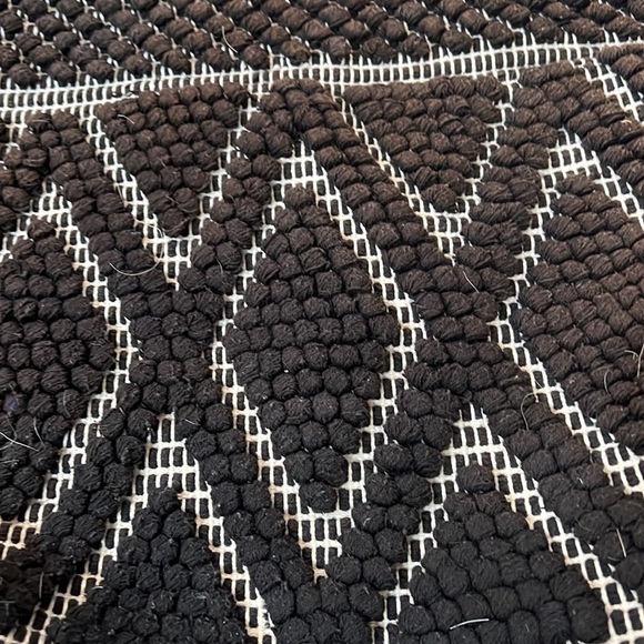 Pearl and Caviar tassel heavy duty woven oversized tote bag - Picture 11 of 15